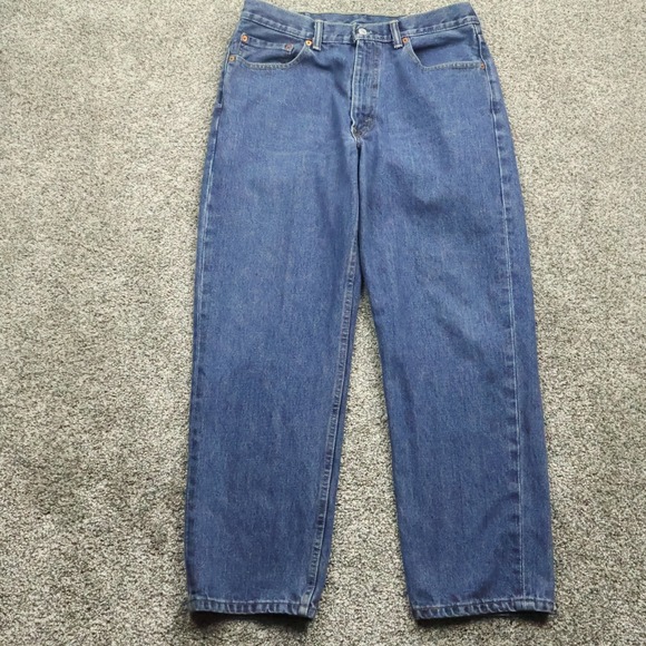 Levi's 550 Jeans Men's 34X30 Blue Relaxed Fit Denim cotton - Picture 1 of 10
